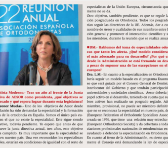 Entrevista a la Dra. Leonor Muelas y al Dr. Moon en Dentista Moderno